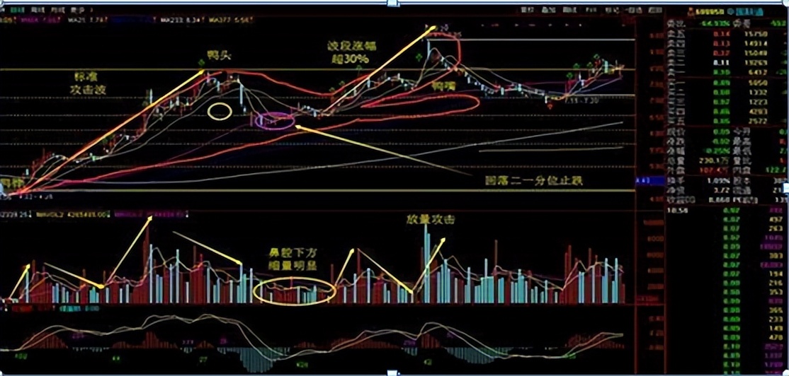 老鸭头战法(老鸭头k线形态)